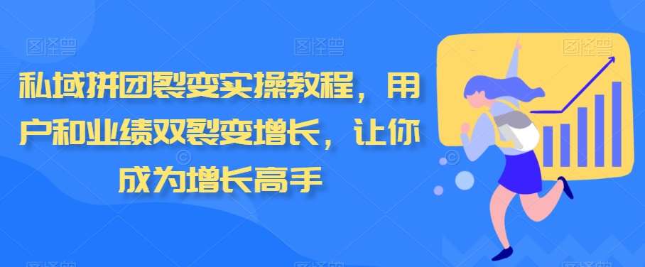 私域拼团裂变实操教程，用户和业绩双裂变增长，让你成为增长高手云深网创社聚集了最新的创业项目，副业赚钱，助力网络赚钱创业。云深网创社