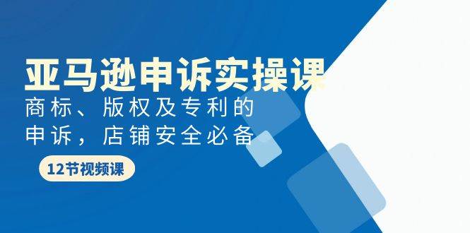 （9754期）亚马逊-申诉实战课，​商标、版权及专利的申诉，店铺安全必备云深网创社聚集了最新的创业项目，副业赚钱，助力网络赚钱创业。云深网创社