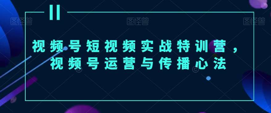 视频号短视频实战特训营，视频号运营与传播心法云深网创社聚集了最新的创业项目，副业赚钱，助力网络赚钱创业。云深网创社