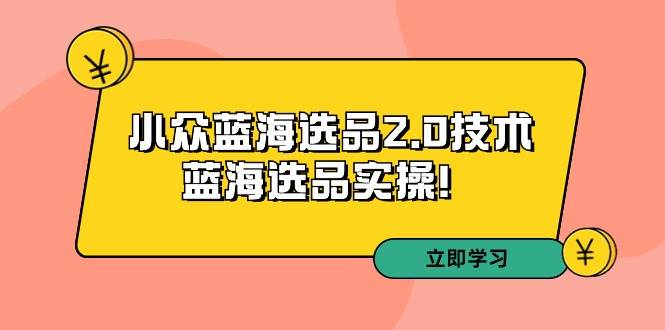 （9189期）拼多多培训第33期：小众蓝海选品2.0技术-蓝海选品实操！云深网创社聚集了最新的创业项目，副业赚钱，助力网络赚钱创业。云深网创社