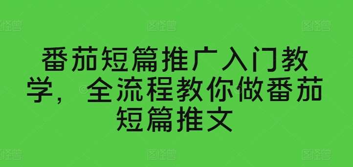 番茄短篇推广入门教学，全流程教你做番茄短篇推文云深网创社聚集了最新的创业项目，副业赚钱，助力网络赚钱创业。云深网创社