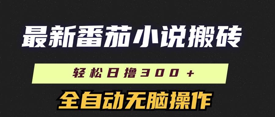 （11904期）最新番茄小说搬砖，日撸300＋！全自动操作，可矩阵放大云深网创社聚集了最新的创业项目，副业赚钱，助力网络赚钱创业。云深网创社