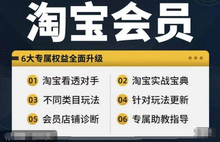 淘宝会员【淘宝所有课程，全面分析对手】，初级到高手全系实战宝典云深网创社聚集了最新的创业项目，副业赚钱，助力网络赚钱创业。云深网创社