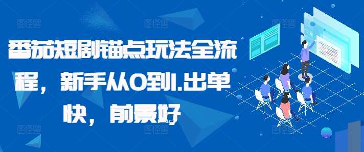 番茄短剧锚点玩法全流程，新手从0到1，出单快，前景好云深网创社聚集了最新的创业项目，副业赚钱，助力网络赚钱创业。云深网创社