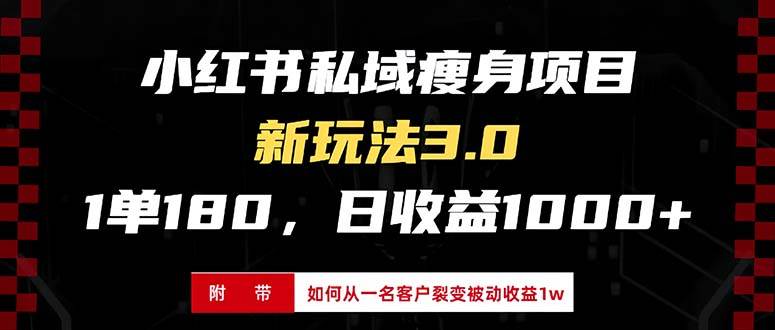 （13348期）小红书瘦身项目3.0模式，新手小白日赚收益1000+（附从一名客户裂变收益…云深网创社聚集了最新的创业项目，副业赚钱，助力网络赚钱创业。云深网创社