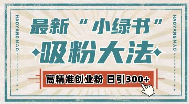 最新自动化“吸粉术”，小绿书激活私域流量，每日轻松吸引300+高质精准粉!云深网创社聚集了最新的创业项目，副业赚钱，助力网络赚钱创业。云深网创社