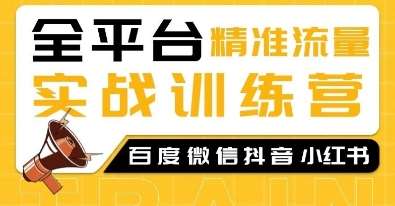 全平台精准流量实战训练营，百度微信抖音小红书SEO引流教程云深网创社聚集了最新的创业项目，副业赚钱，助力网络赚钱创业。云深网创社