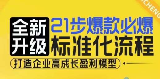 21步爆款必爆标准化流程，全新升级，打造企业高成长盈利模型云深网创社聚集了最新的创业项目，副业赚钱，助力网络赚钱创业。云深网创社