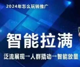 七层老徐·2024引力魔方人群智能拉满+无界推广高阶，自创全店动销玩法-云深网创社