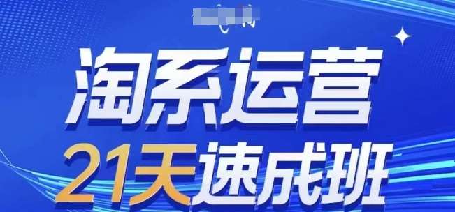 淘系运营21天速成班(更新24年6月)，0基础轻松搞定淘系运营，不做假把式-云深网创社